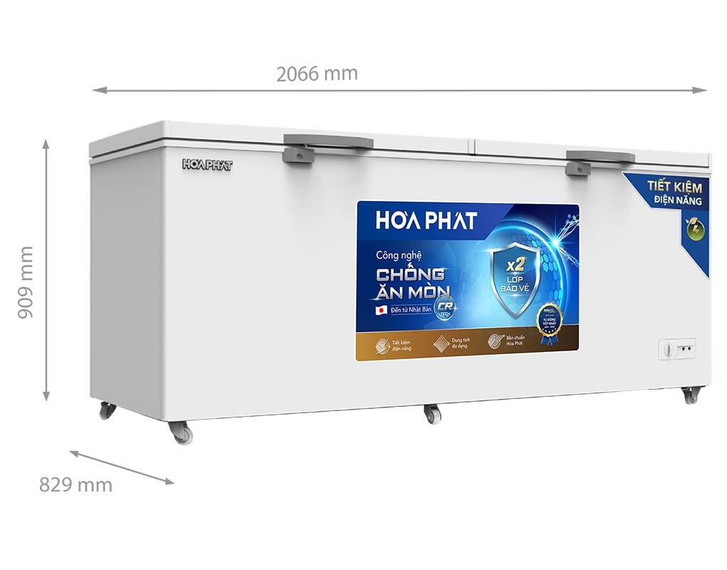 Tủ đông chống ăn mòn Hòa Phát 783 lít HPF AD6783.CR